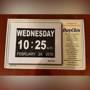 DayClox Digital Calendar Clock